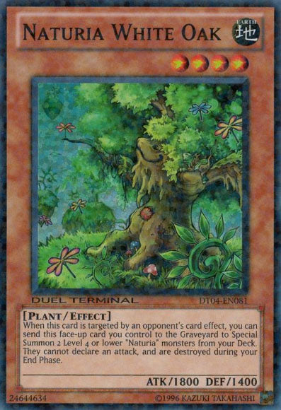 Naturia White Oak [DT04-EN081] Super Rare 