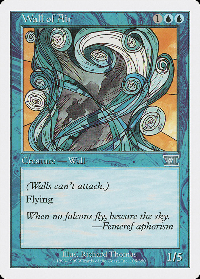 Wall of Air [Classic Sixth Edition] 