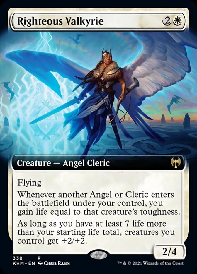 Righteous Valkyrie (Extended Art) [Kaldheim] 