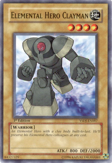 Elemental HERO Clayman [YSDJ-EN007] Common 