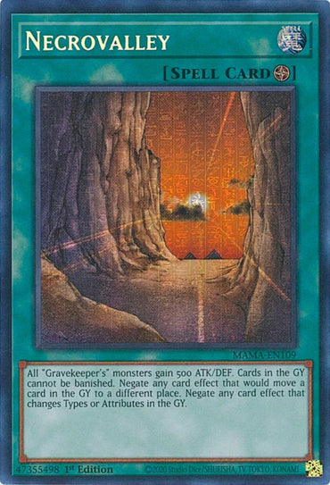 Necrovalley [MAMA-EN109] Secret Pharaoh's Rare 