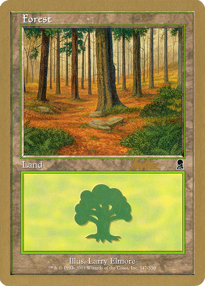 Forest (bk347) (Brian Kibler) [World Championship Decks 2002] 