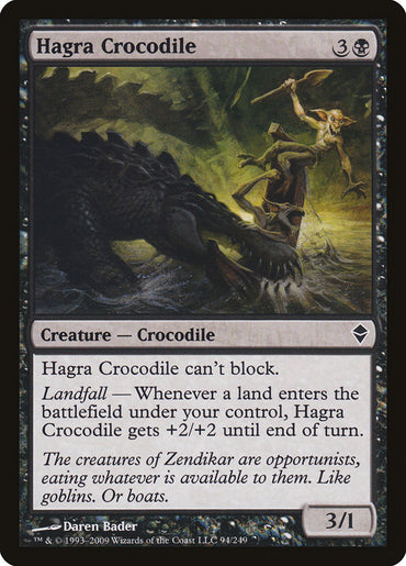 Hagra Crocodile [Zendikar] 