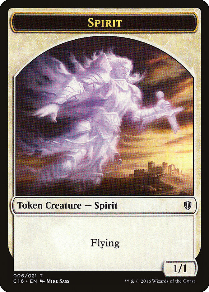 Germ // Spirit (006) Double-Sided Token [Commander 2016 Tokens]