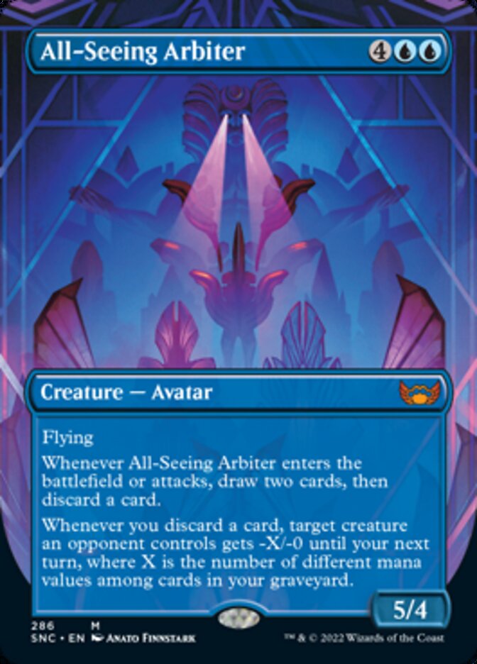 All-Seeing Arbiter (Borderless Alternate Art) [Streets of New Capenna] 