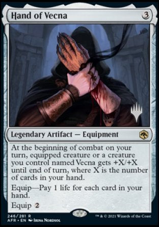 Hand of Vecna ​​(Promo Pack) [Dungeons & Dragons: Adventures in the Forgotten Realms Promos] 