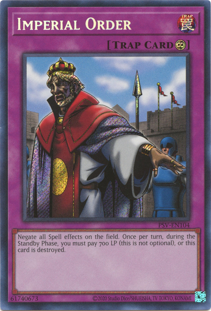 Imperial Order (25th Anniversary) [PSV-EN104] Secret Rare 