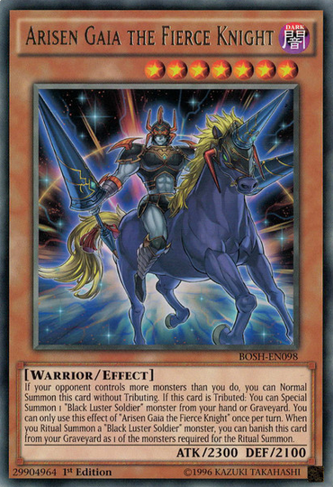 Arisen Gaia the Fierce Knight [BOSH-EN098] Rare 
