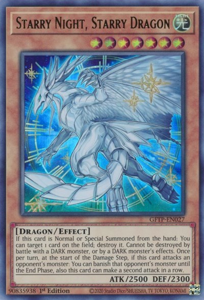 Starry Night, Starry Dragon [GFTP-EN027] Ultra Rare 