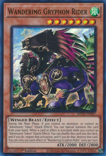 Wandering Gryphon Rider [MP23-EN267] Ultra Rare 