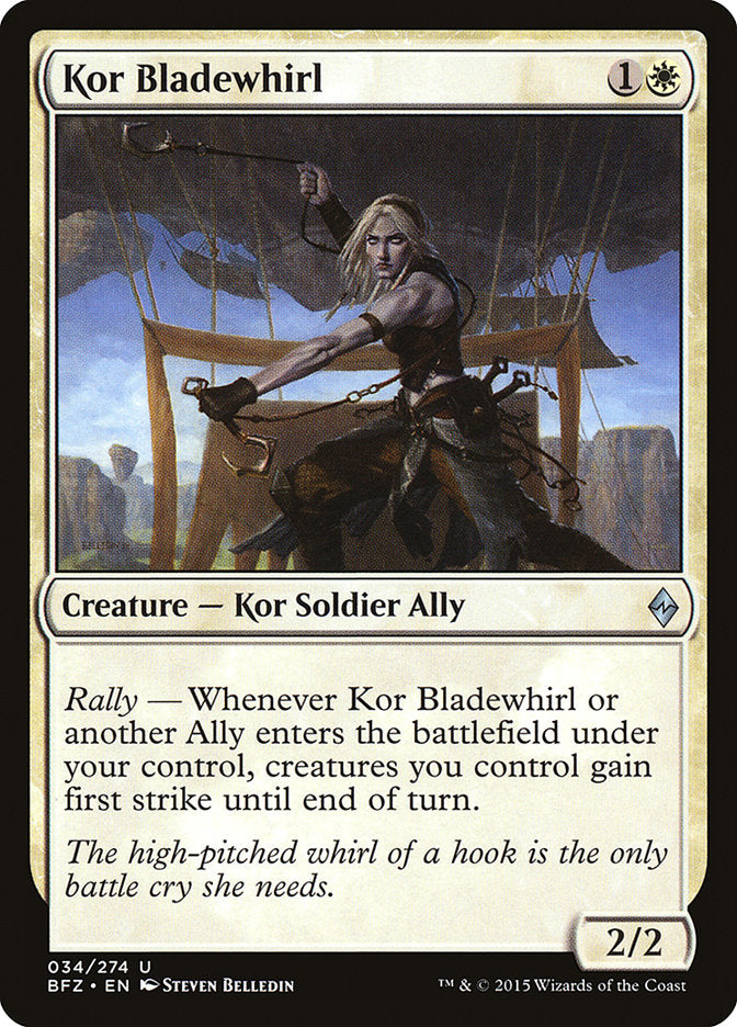 Kor Bladewhirl [Battle for Zendikar] 