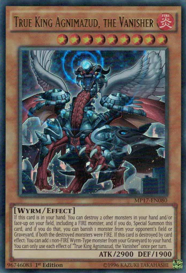 True King Agnimazud, the Vanisher [MP17-EN080] Ultra Rare 