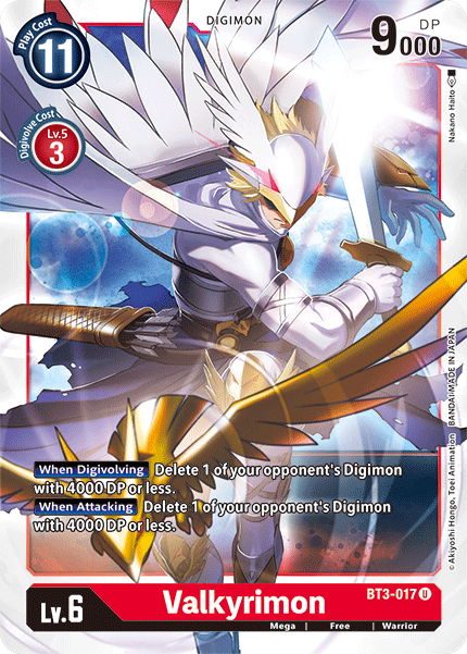 Valkyrimon [BT3-017] [Release Special Booster Ver.1.5] 