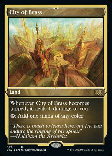 City of Brass (Foil Etched) [Double Masters 2022] 