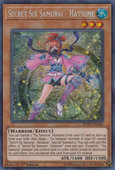 Secret Six Samurai - Hatsume [SPWA-EN003] Secret Rare 