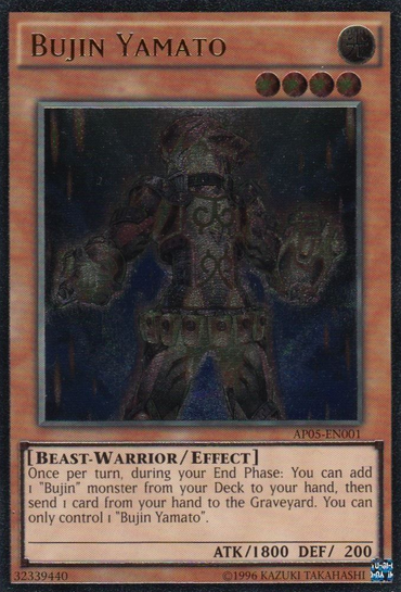 Bujin Yamato [AP05-EN001] Ultimate Rare 