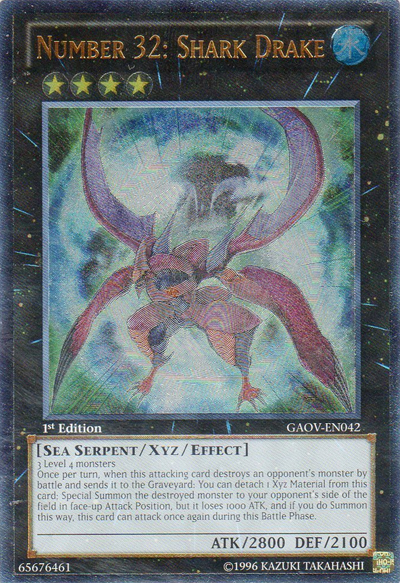 Number 32: Shark Drake [GAOV-EN042] Ultimate Rare 