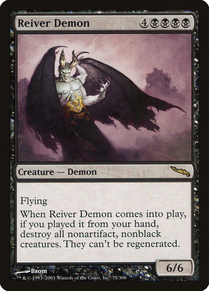 Demon Reaver [Mirrodin] 