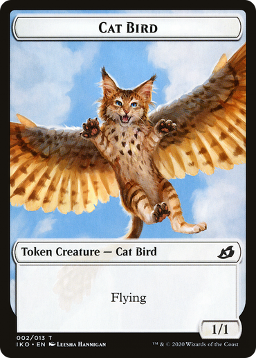 Cat Bird // Thopter Double-Sided Token [Starter Commander Decks] 