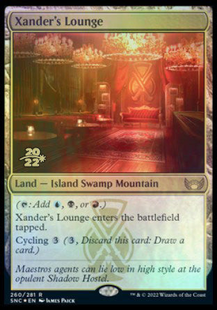 Xander's Lounge [Streets of New Capenna Prerelease Promos] 