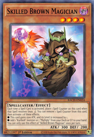 Skilled Brown Magician [BACH-EN024] Common 
