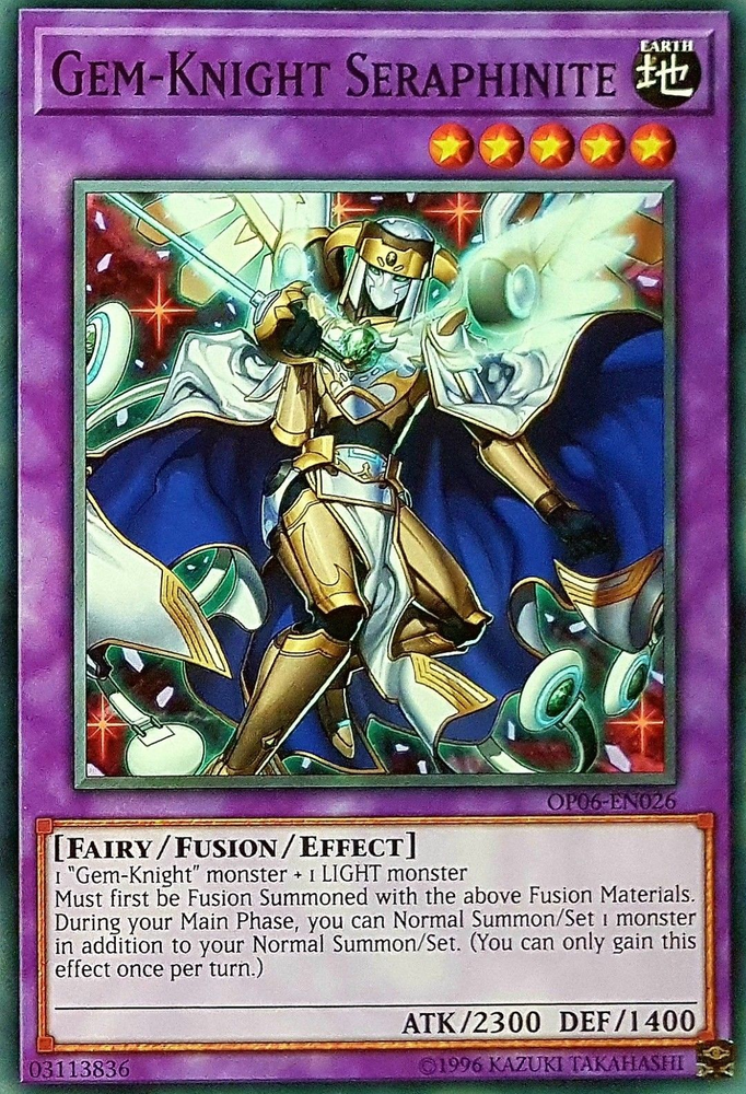 Gem-Knight Seraphinite [OP06-EN026] Common 