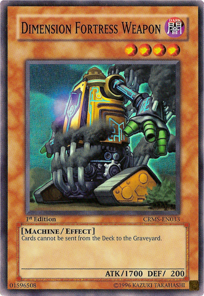 Dimension Fortress Weapon [CRMS-EN033] Super Rare 