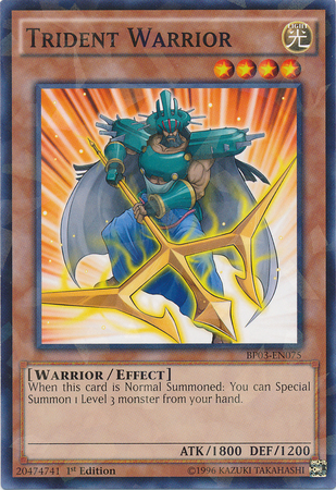 Trident Warrior [BP03-EN075] Shatterfoil Rare 