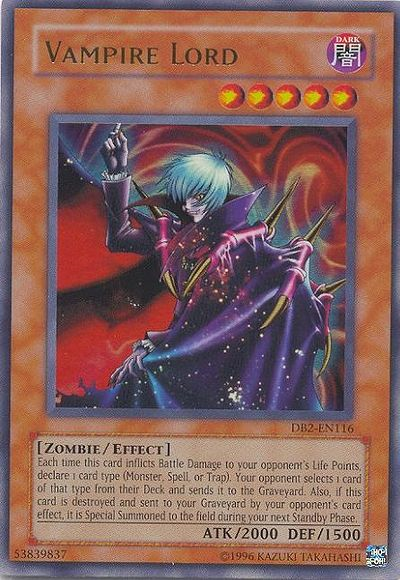 Vampire Lord [DB2-EN116] Ultra Rare 