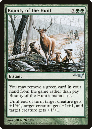 Bounty of the Hunt [Coldsnap Theme Decks] 