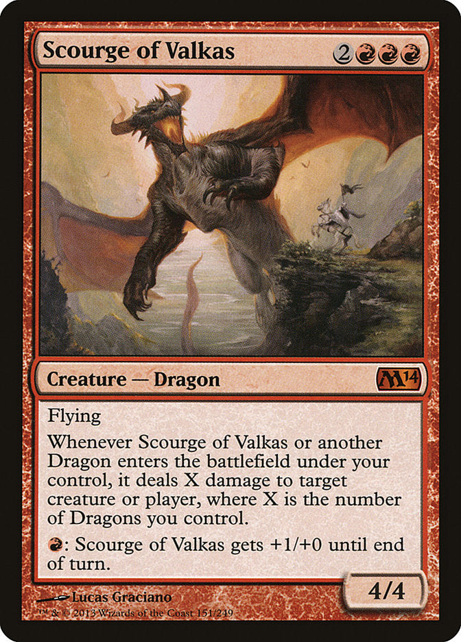 Scourge of Valkas [Magic 2014] 