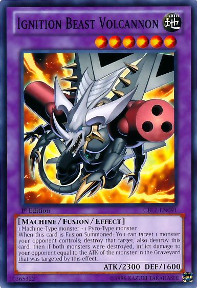 Ignition Beast Volcannon [CBLZ-EN091] Common 