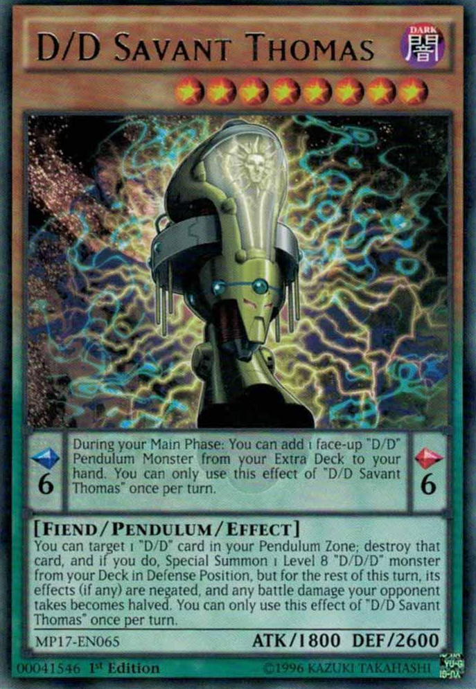 D/D Savant Thomas [MP17-EN065] Rare 