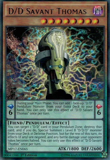 D/D Savant Thomas [MP17-EN065] Rare 