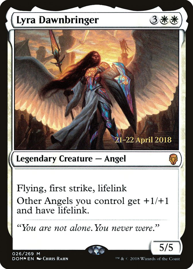 Lyra Dawnbringer [Dominaria Prerelease Promos] 