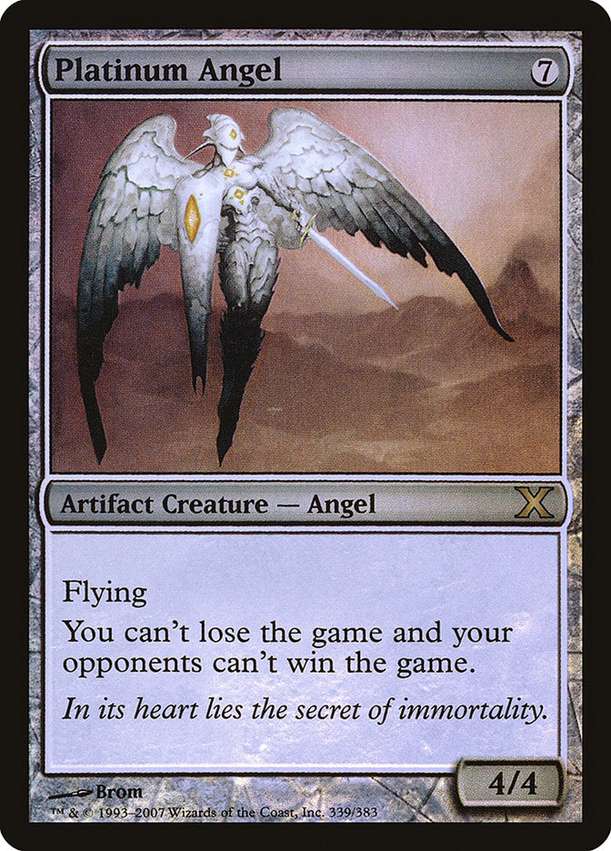 Platinum Angel (Premium Foil) [Tenth Edition] 