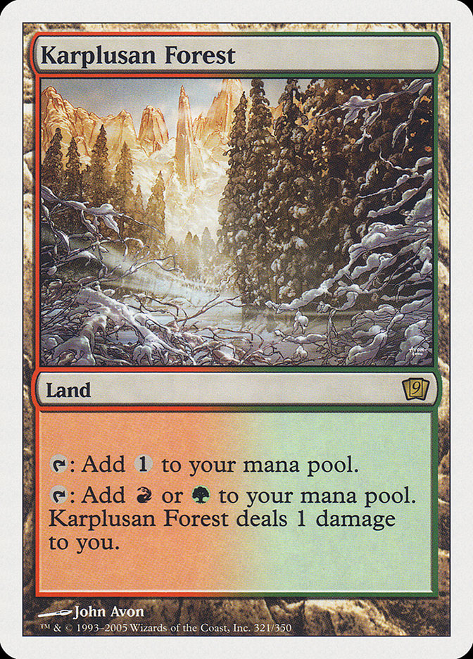 Karplusan Forest [Ninth Edition] 