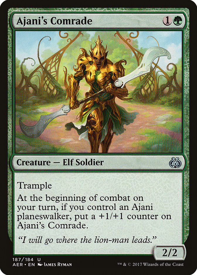 Ajani's Comrade [Aether Revolt] 