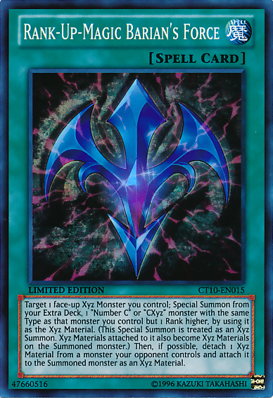 Rank-Up-Magic Barian's Force [CT10-EN015] Super Rare 