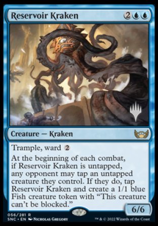 Reservoir Kraken (Promo Pack) [Streets of New Capenna Promos] 