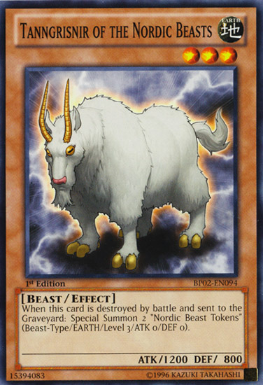 Tanngrisnir of the Nordic Beasts [BP02-EN094] Mosaic Rare 