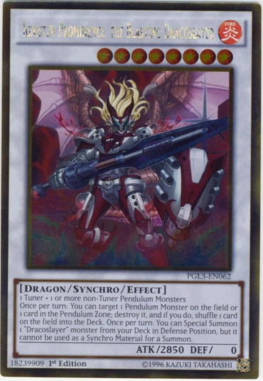 Ignister Prominence, the Blasting Dracoslayer [PGL3-EN062] Gold Rare 