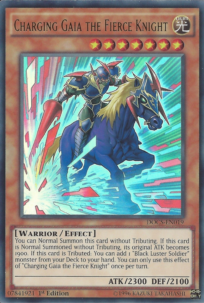 Charging Gaia the Fierce Knight [DOCS-EN019] Ultra Rare 