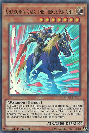 Charging Gaia the Fierce Knight [DOCS-EN019] Ultra Rare 
