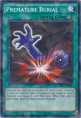 Premature Burial [BP03-EN136] Shatterfoil Rare 