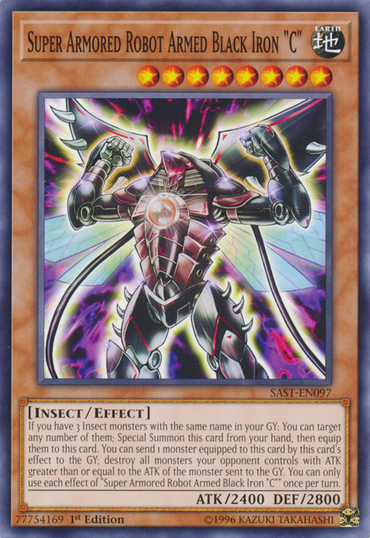 Super Armored Robot Armed Black Iron "C" [SAST-EN097] Common 
