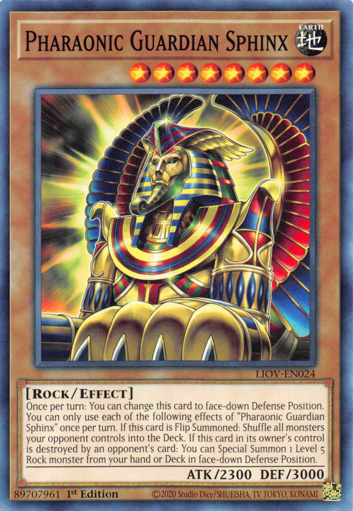 Pharaonic Guardian Sphinx [LIOV-EN024] Common 