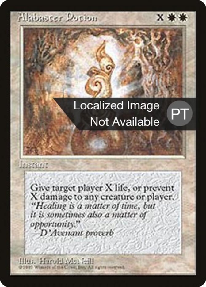 Alabaster Potion [Fourth Edition (Foreign Black Border)] 