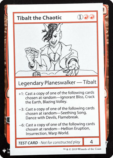 Tibalt the Chaotic [Mystery Booster Playtest Cards] 