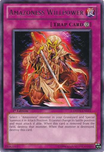 Amazoness Willpower [DREV-EN072] Rare 